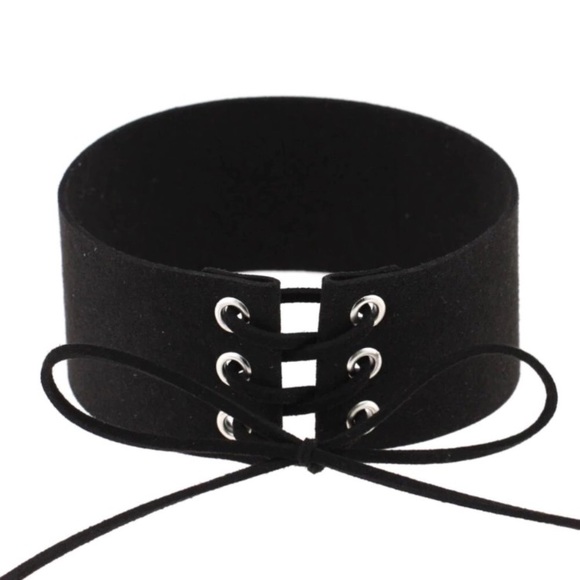 New! Corset Lace-Up Choker - Picture 5 of 8